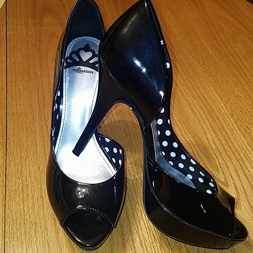 Fergalicious "Eileen" Peep Toes! New in Box!